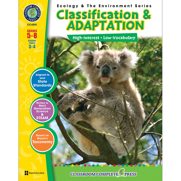 Classroom Complete Press Classification + Adaptation Resource Book, Grades 5-8 CCP4501